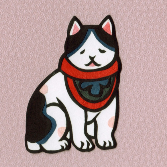 江戸のおもちゃ絵　猫の切り絵2 4枚目の画像