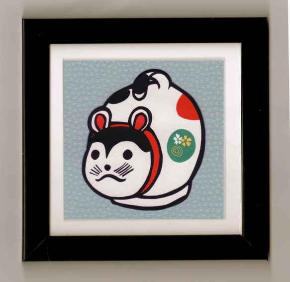 江戸のおもちゃ絵 狛犬の切り絵 切り絵 伊勢屋 通販 10137551