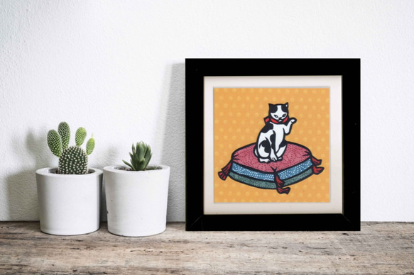 江戸のおもちゃ絵 猫の切り絵4 招き猫 伊勢屋 通販 10137573