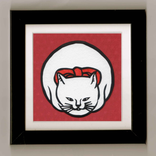 江戸のおもちゃ絵 猫の切り絵3 招き猫 伊勢屋 通販 10137538