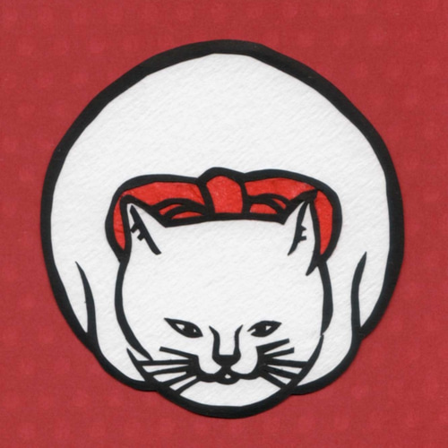 江戸のおもちゃ絵 猫の切り絵5 切り絵 伊勢屋 通販｜Creema