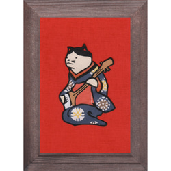 歌川国芳「朧月猫」切り絵 1枚目の画像