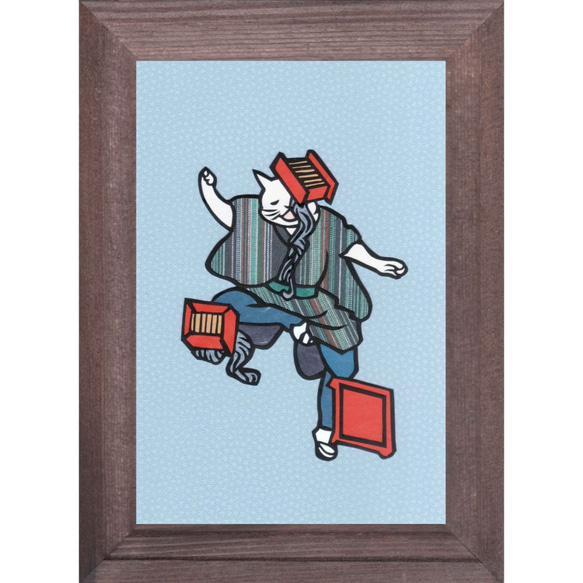 蕎麦をかぶった猫 切り絵 紙雕 伊勢屋 的作品 10445813｜Creema