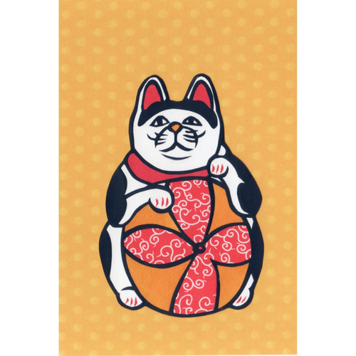 招き猫 切り絵 4 招き猫 伊勢屋 通販 10533073｜Creema(クリーマ