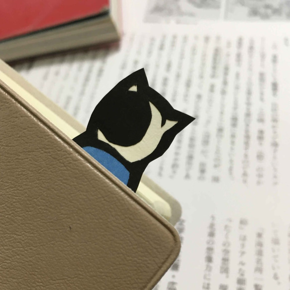 *數量有限* Cat Cutout Bookmark Kyoto Washi Ver. 3 件套 第2張的照片