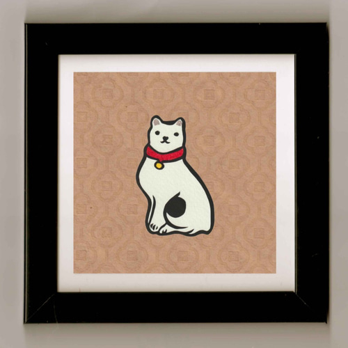 江戸のおもちゃ絵 猫の切り絵3 招き猫 伊勢屋 通販 10137538