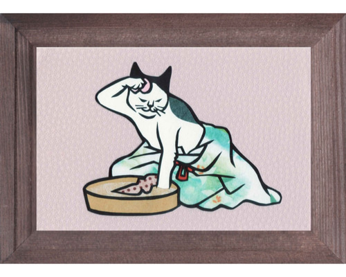 歌川国芳の猫 切り絵10 切り絵 伊勢屋 通販 9215217｜Creema