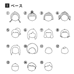 【受注生産】セミオーダー  似顔絵消しゴムはんこ ・gyolo 3枚目の画像