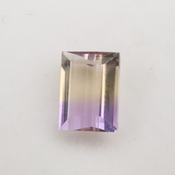 天然アメトリン 1.53ct ルース スクエア 7枚目の画像