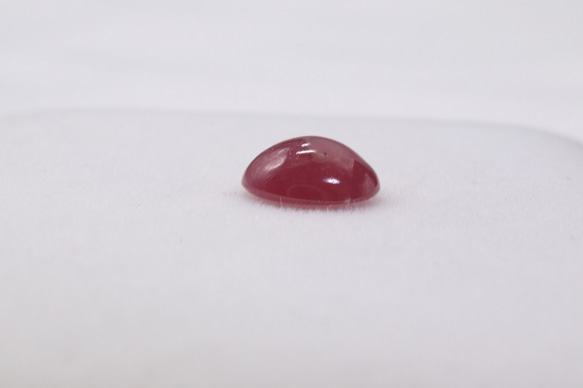天然ルビー 1.537ct ルース カボション 宝石ソーティング付き（日本宝石科学協会） 3枚目の画像