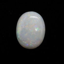 天然ホワイトオパール 3.182ct ルース 宝石ソーティング付き（GGTL） 7枚目の画像