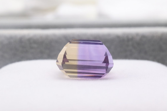 天然アメトリン 8.81ct ルース スクエア 8枚目の画像