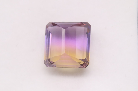 天然アメトリン 9.96ct ルース スクエア 5枚目の画像