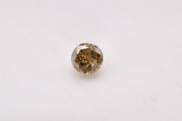 天然ブラウンダイヤモンド 0.30ct ルース 4月誕生石 1枚目の画像