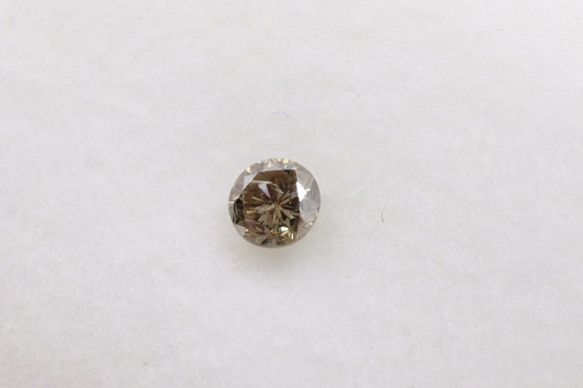 天然ブラウンダイヤモンド 0.21ct ルース 4月誕生石 2枚目の画像