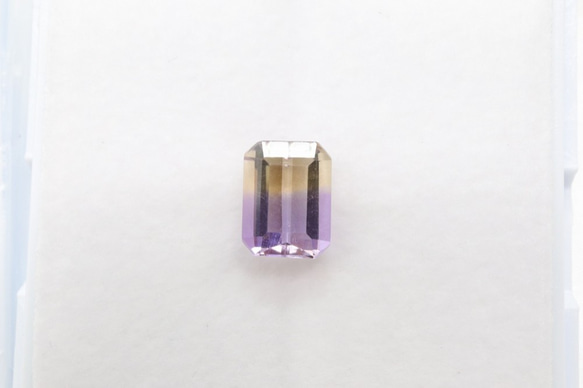 天然アメトリン 1.47ct ルース スクエア 2枚目の画像