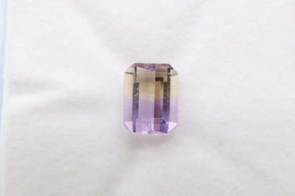 天然アメトリン 1.66ct ルース スクエア 2枚目の画像