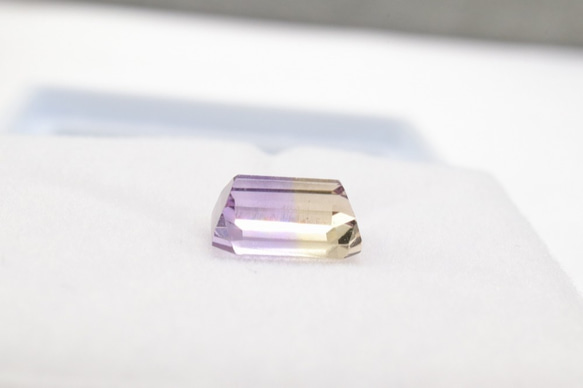 天然アメトリン 1.66ct ルース スクエア 10枚目の画像