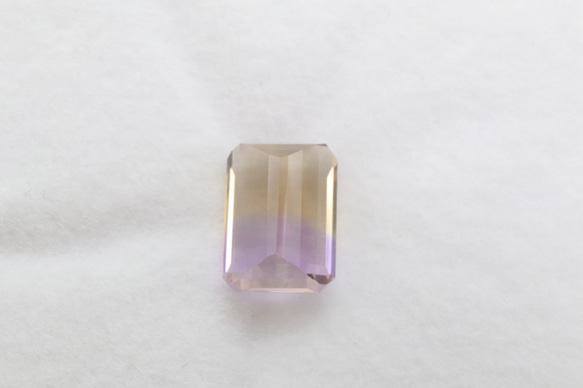 天然アメトリン 1.85ct ルース スクエア 6枚目の画像