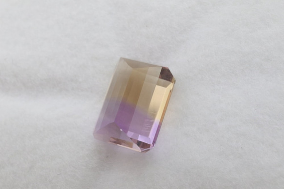 天然アメトリン 1.85ct ルース スクエア 8枚目の画像