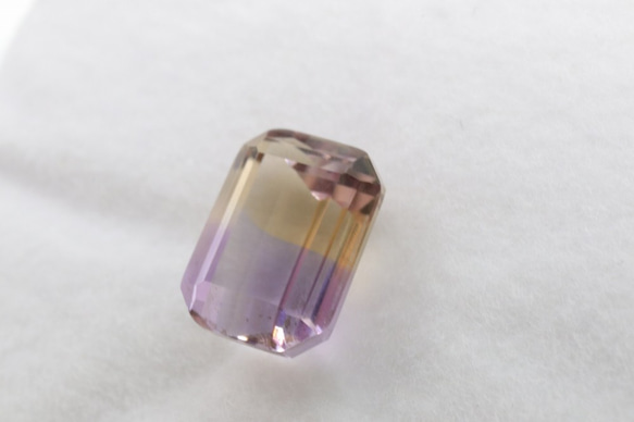 天然アメトリン 1.86ct ルース スクエア 3枚目の画像