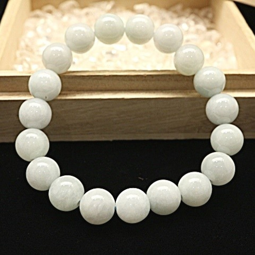 551R】市場価格25万円☆希少!糸魚川 白翡翠 翡翠 ブレスレット