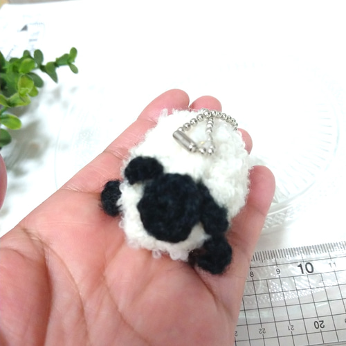 ミニミニ　あみぐるみ　しろくまさん　ストラップ ミニミニ あみぐるみ しろくまさん ストラップ 動物 あみぐるみ おしゃれ