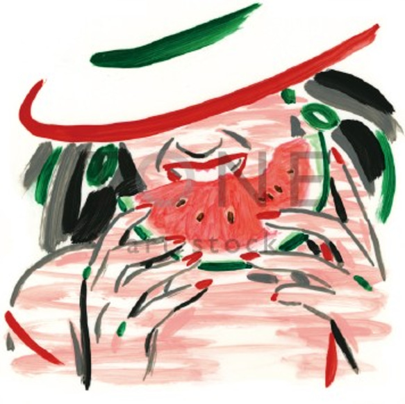 ペドロ山下/スイカが好き(ED1/10) 縦×横