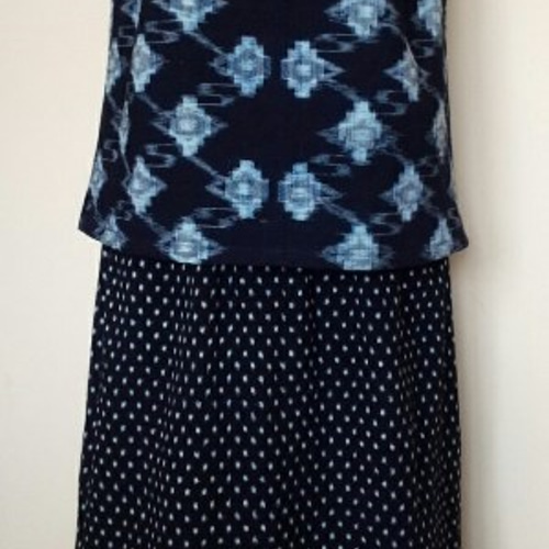 9 9 雪ん子 絣 リメイク用 9 9 雪ん子 絣 リメイク用 絣リメイクの通販 | iichi 日々の