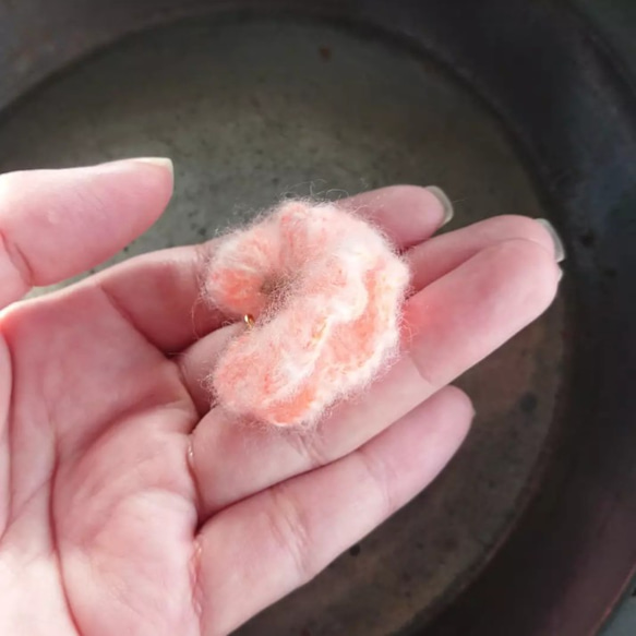 cotton candy イヤカフ（オレンジ） 2枚目の画像