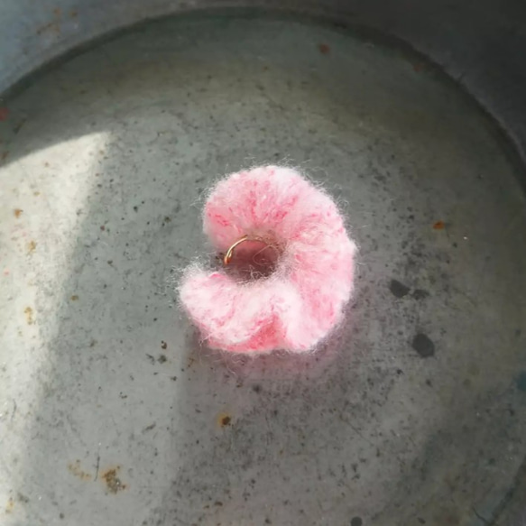 cotton candy イヤカフ（ピンク） 2枚目の画像