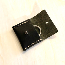 鍵と一緒に携帯♥本革小物＊小さな小さなリングケース・コインケース・指輪入れ・指輪ケース 3枚目の画像