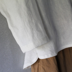 linen pull over shirt　リネン プルオーバーシャツ 3枚目の画像