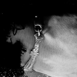 インディアンレリーフのアメリカアンティークシルバースプーンのリメイクメンズブレスレット_0741 7枚目の画像