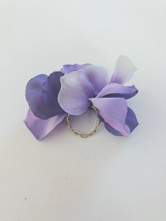 purple hydrangea ring 3枚目の画像