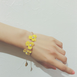 viola bracelet♡yellow 2枚目の画像