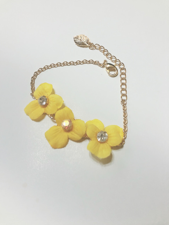 viola bracelet♡yellow 3枚目の画像