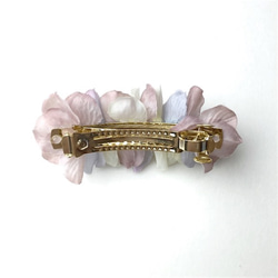 ♡petal barrette 8cm☆faint fragrance 3枚目の画像