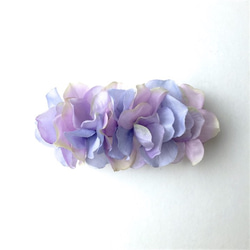 petal barrette 8cm☆translucent☆mermaid 1枚目の画像