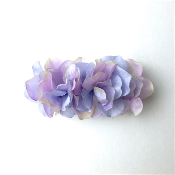 petal barrette 8cm☆translucent☆mermaid 1枚目の画像