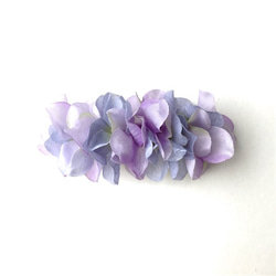 petal barrette 8cm☆translucent☆fairy of the lilac 1枚目の画像