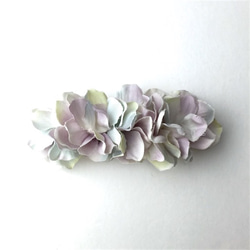petal barrette 8cm☆milky frill 1枚目の画像