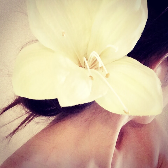 ornamental hairpin♡amaryllis♡全3色 1枚目の画像