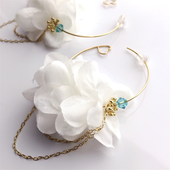 heart hoop♡mille-feuille♡white 2枚目の画像