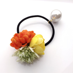 hair elastic♡petit bouquet♡no.12（イヤリングに変更可） 1枚目の画像