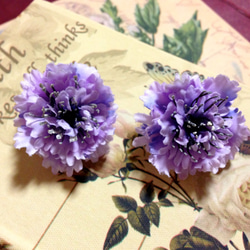 “yagurumasou”earring☆lilac 1枚目の画像