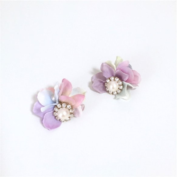 pearl bijoux×petal catch pierce/earring♡tweet dreams☆ 2枚目の画像