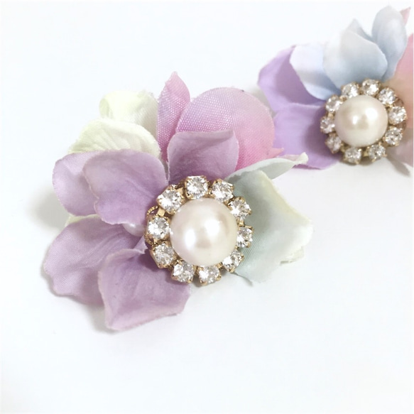 pearl bijoux×petal catch pierce/earring♡tweet dreams☆ 3枚目の画像