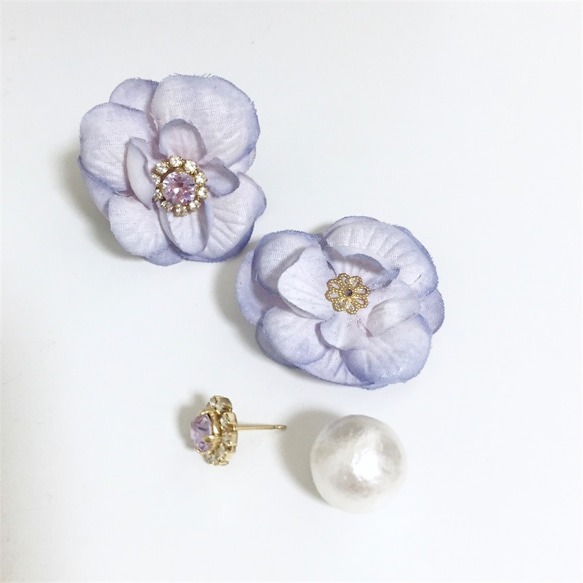 6way flower pierce♡bijoux×petal ♡全７色 3枚目の画像
