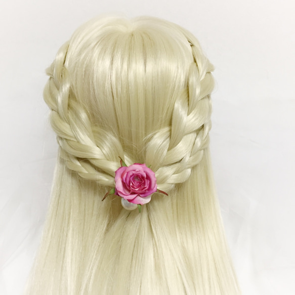 hair elastic♡Beauty and the Beast♡lady pink 4枚目の画像